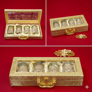 Attis Golden Deluxe Gifting Jar Box - (4 x 100g | 400g)